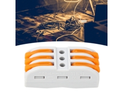 Conectores De Terminal Liga E Desliga Laxiscreed Para Cabos 28-14awg, Fácil Instalação Sem Soldadura
