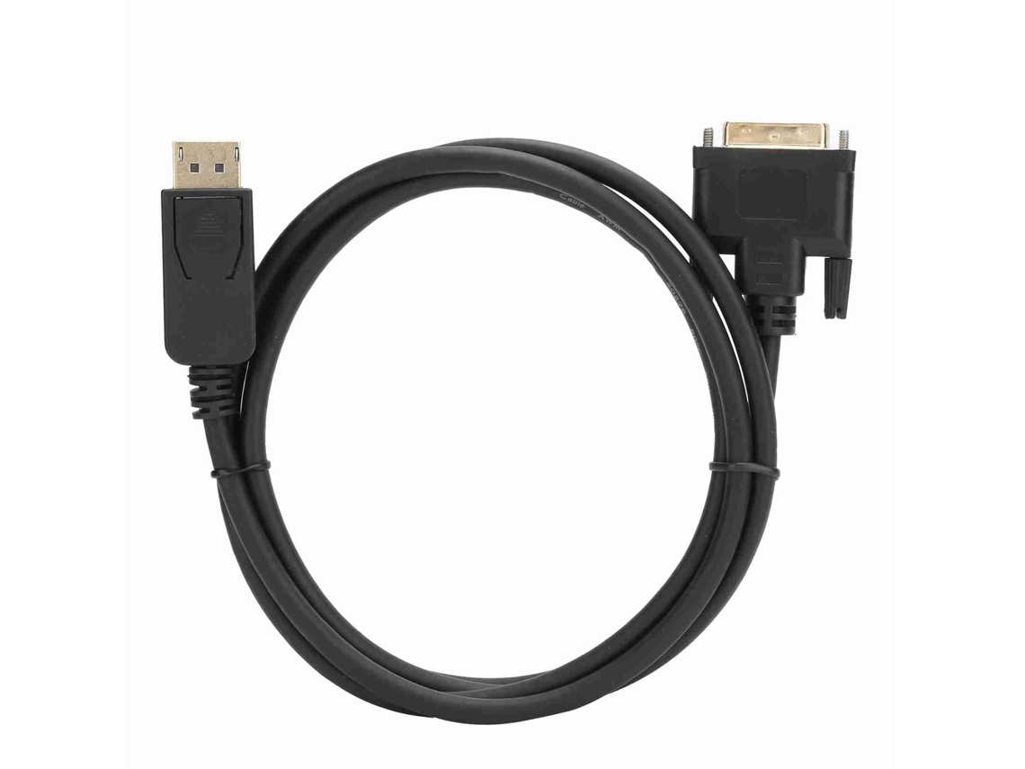 Cabo Dp Para Dvi Suporta 1080p Condutor De Cobre Casaco Preto Para Conexão De Hdtv Pc Projetor