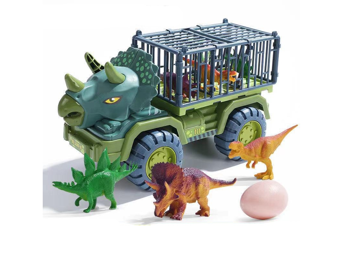 39Cm Tyrannosaurus Car Toy Dinosaurs Transport Car Truck Toy Pull Back Vehicle Toy With Dinosaur Gift For Boys Birthday