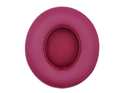 Almofada para Auscultadores BEATS SOLO2 WIRELESS de Orelhas de Espuma Macia Pele de Proteína VINHO TINTO XIAOMOYU