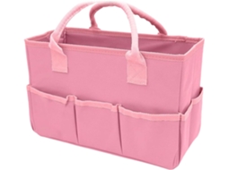 Bolsa de armazenamento espaçosa com revestimento resistente para jardinagem, armazenamento de ferramentas em tecido Oxford.