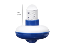 Dispensador Flutuante de Cloro para Piscina e Spa com Base Retrátil Acessório de Piscina de Qualidade Pp | S/MARCA