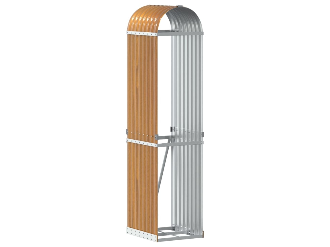 Log Holder, Log Holders Vidaxl Marrom Aço (40 X 45 X 170 Cm)