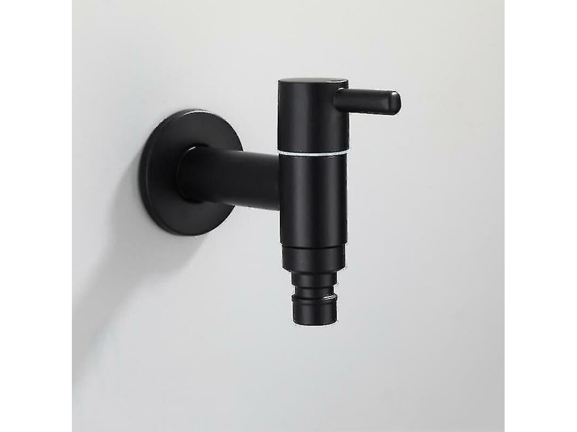 Torneira Externa, Torneira para Jardim, Modelo Complementar em Madeira de Bordo, Aço Inoxidável 304 Torneira para Jardim Externo MDUG