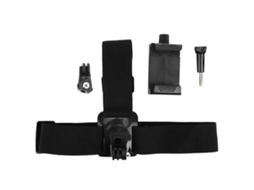 Plastic Black Outdoor Head Harness Strap Shooting Bracket Headband Mount For Motion Camera LAXISCREED