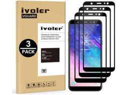 3x Película Vidro Temperado Samsung Galaxy A62018 HONGWE.