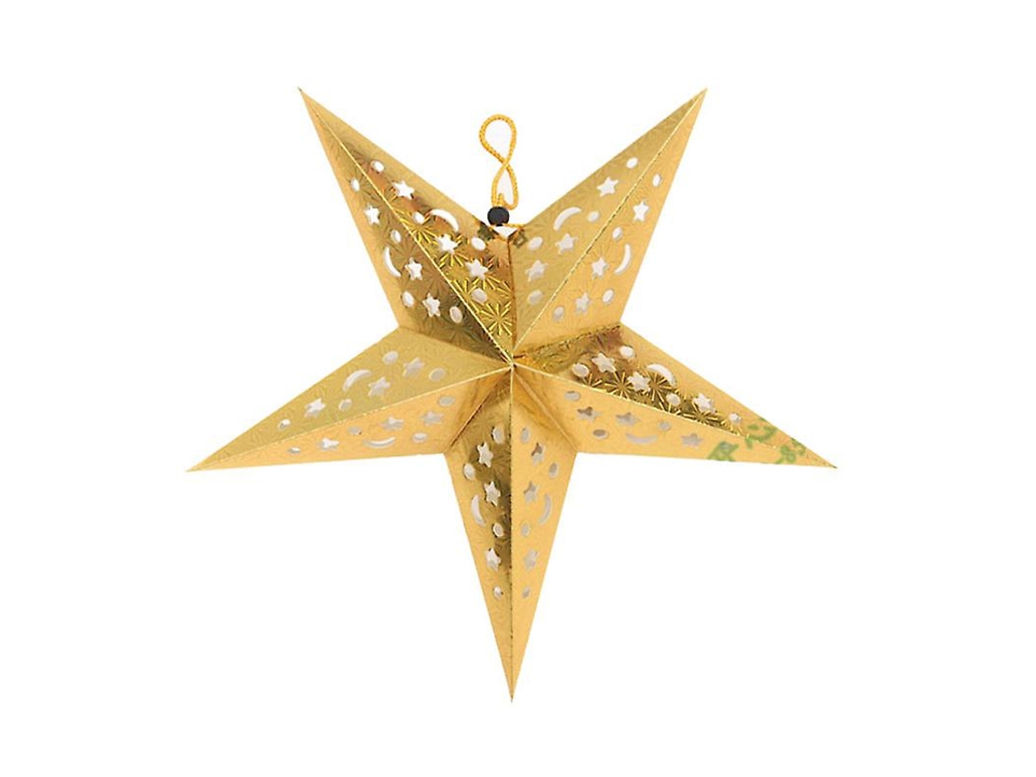 8 Unidades de Estrela de Lanterna de Papel ALLINLESS