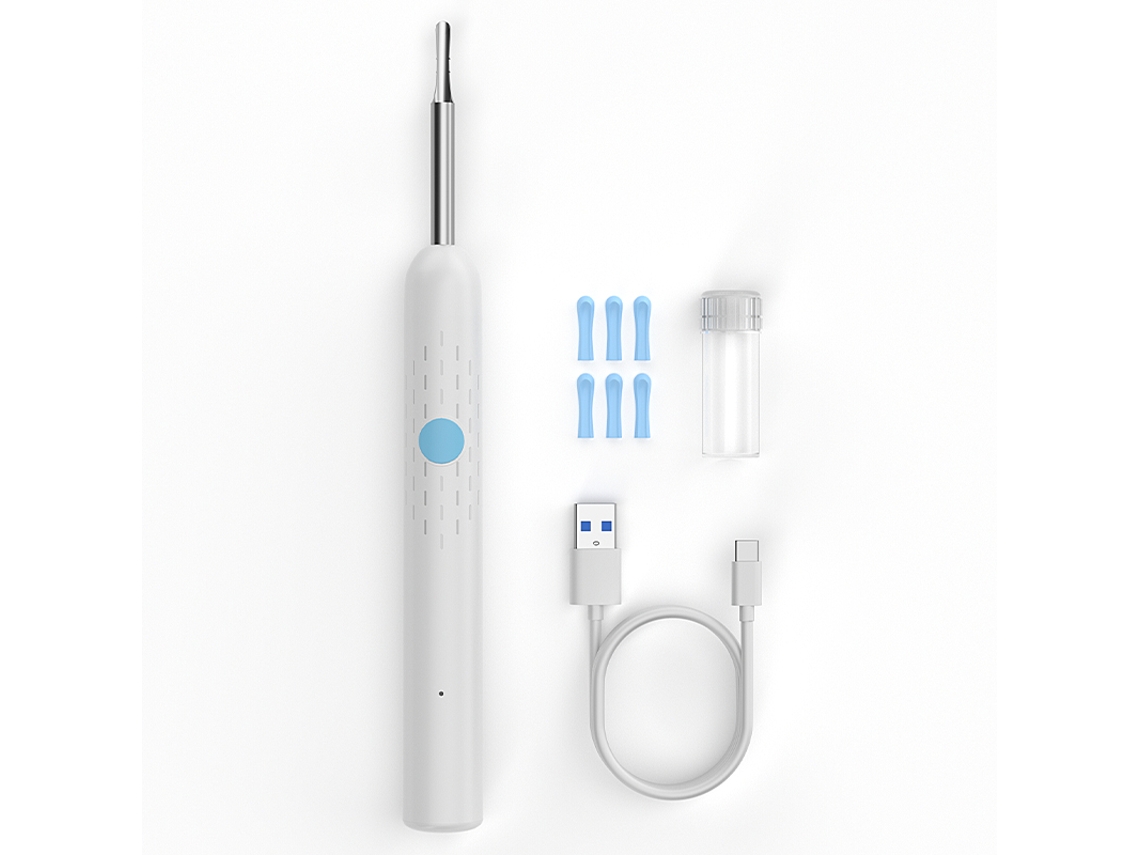 (branco, 4,2 Mm, Sem Colher) Fone De Ouvido Com Vídeo Hd 1080p Via Wi-fi