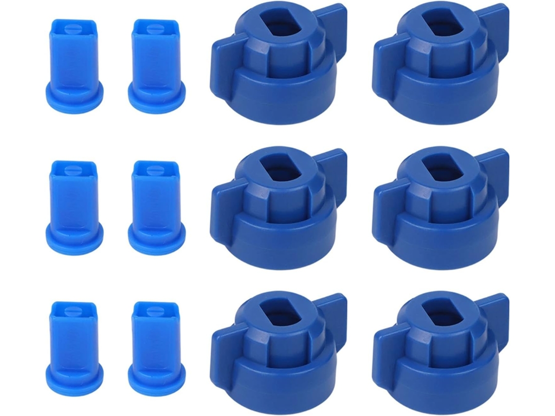 Conjunto De 12 Bicos Anti-deriva Azuis Para Pulverizadores Jato