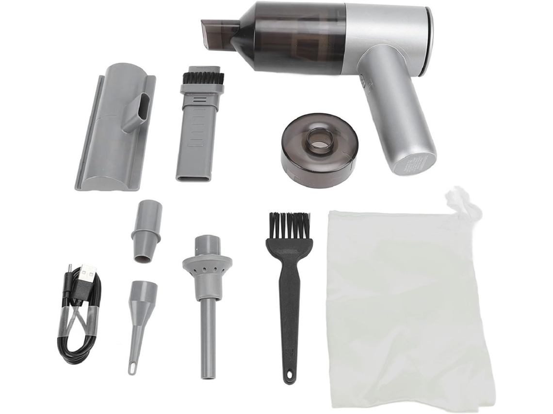 Aspirador De Pó 3em 1com Compressor, Aspirador Portátil Para Carro Com Poder De Sucção 11kpa, Limpador Silencioso De