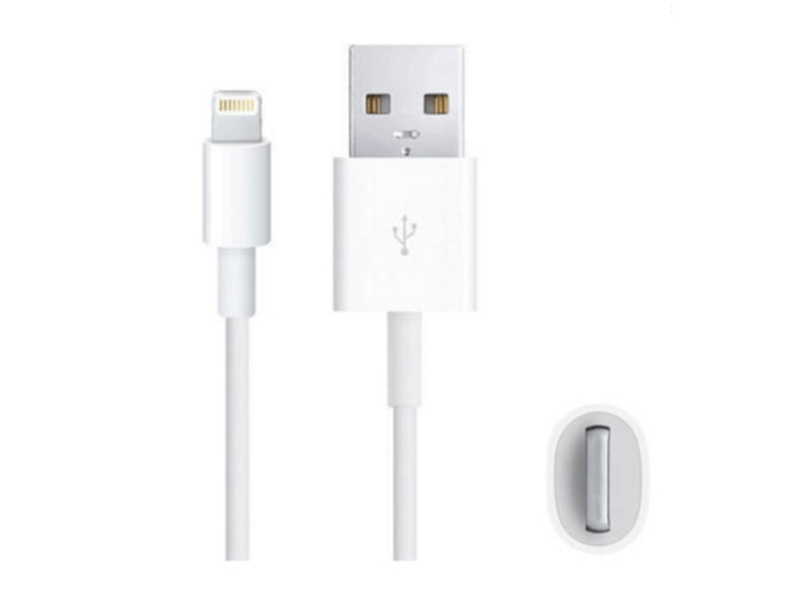 Kit De Duas Unidades De Cabo 2 M Dados Branco Compatível Com Iphone