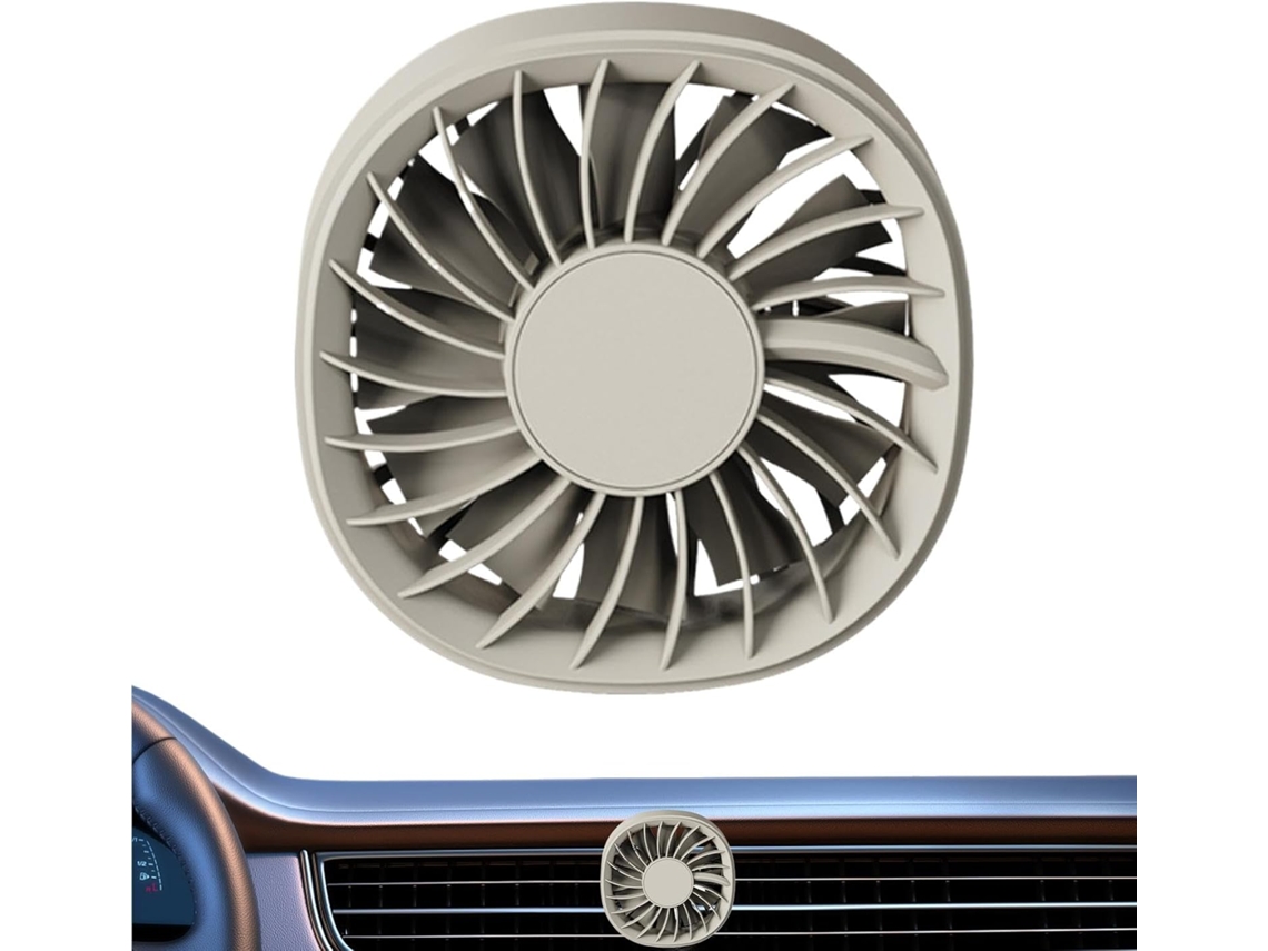 Ventilador Usb Para Carro, Veicular, De Vento, Circulação