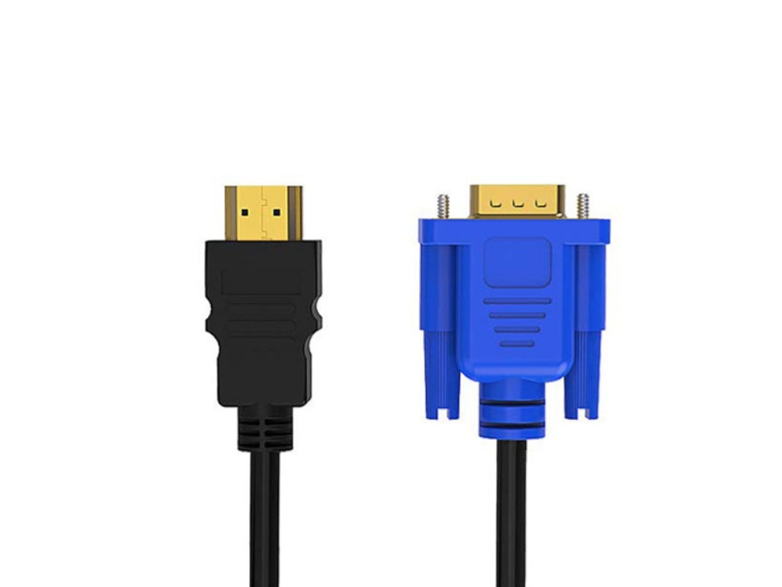 Adaptador HDMI Lurelia Cabo para VGA, 1080p, 1,8 m, compatível com PS3