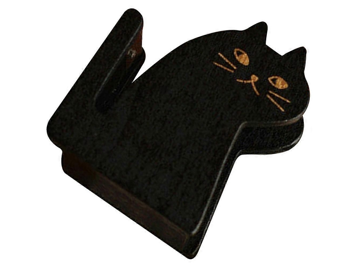 Dispensador de Fita Adesiva em Formato Gato, Cortador Madeira para Uso Doméstico. GOKOCO