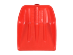 Pala De Nieve Roja De Plástico Pp Grueso Resistente Y Segura Para Niños, 41x35cm, Herramienta De Jardín Y Eliminación De Nieve