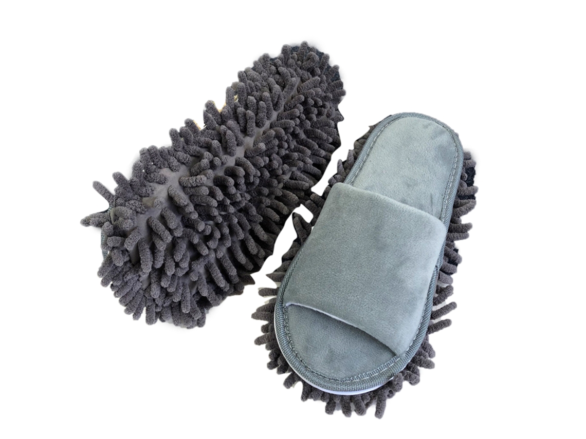 Baok-pantufa De Limpeza Casa Aberta Pés Cinza M 39-41