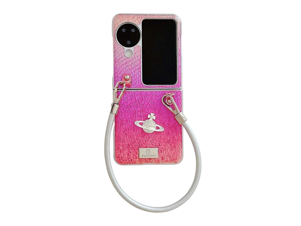 Capa De Celular Com Cobertura Total E Padrão Kirin Com Alça De Pulso