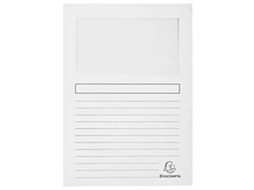 Subpasta Exacompta Branco A4 100 Unidades