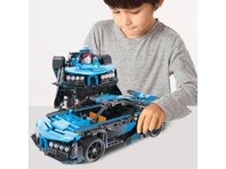 Conjunto De Blocos Transformáveis Robô E Carro, Brinquedo De Construção Com Mais De 667 Peças Para Crianças