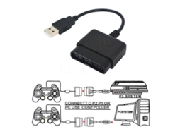 Cabo Usb Adaptador Conversor De Controle De Videogame Ps2 Para Ps3 Hengjian