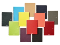 Fabriano Ecoqua Caderno e bloco original A4 70 folhas Preto