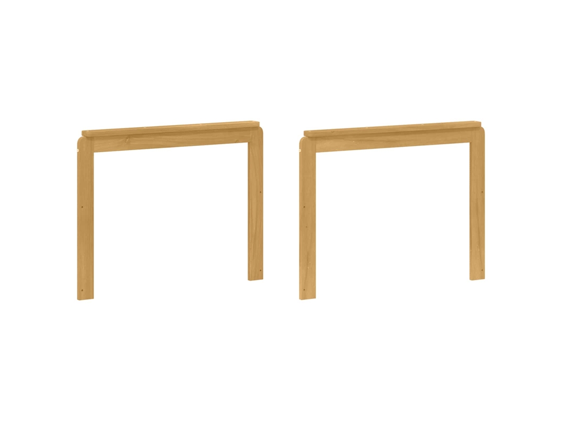 Vidaxl Módulo De Braços 2 Pcs Branco 79 X 6 X 61 Cm