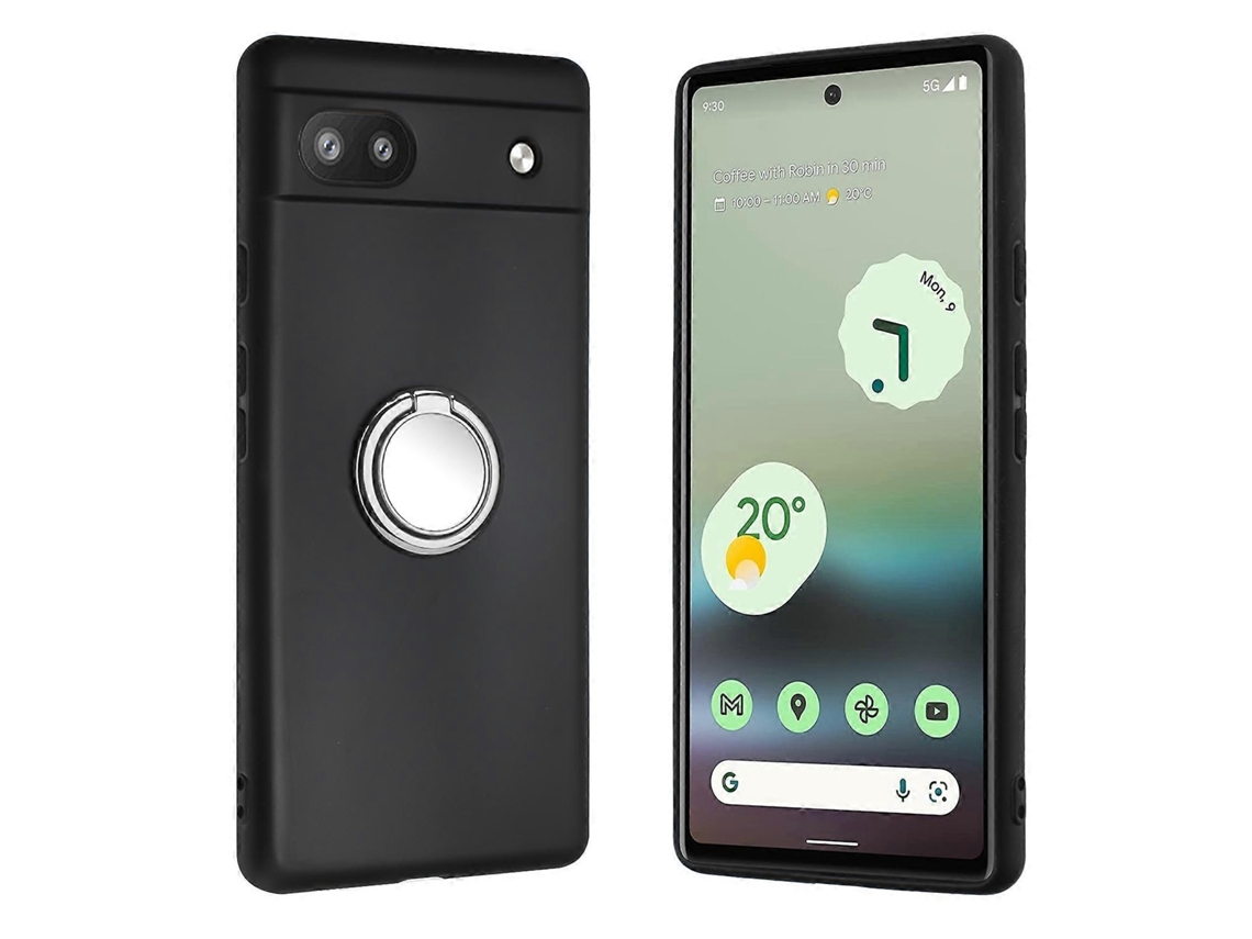 Capa De Celular Tpu Com Suporte De Anel Fosco
