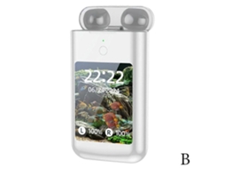 Fones De Ouvido Sem Fio 3 Em 1 Com Tela Grande, Bateria Externa De 8000 Mah E Lanterna Led Ly Ebike
