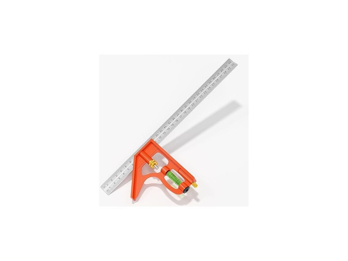 Conjunto Combinado De 300 Mm, Métrico, Conjunto Combinado Universal E Preciso Em Metal Com Batente Riscador, Ferramenta De Medição Profissional Klb