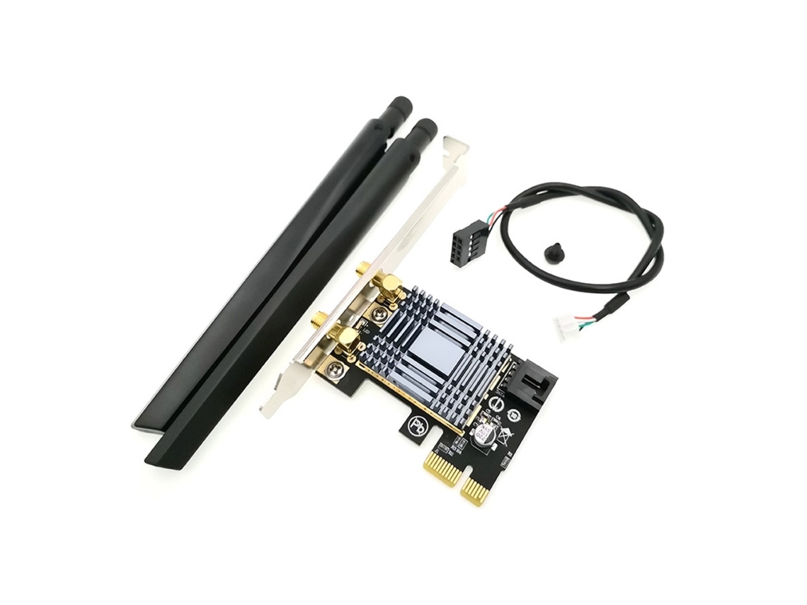 Lurelia Adaptador Usb Wi-fi N1202 300 Mbps Dual Band 2,4/5 Ghz Bluetooth 4.0 Pcie Antena