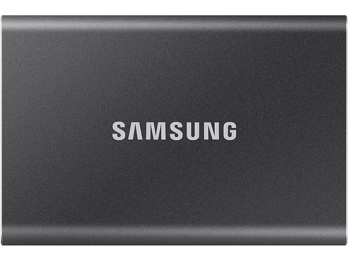 Disco Externo SSD SAMSUNG T7 (2 TB - USB 3.2 Gen 2 - 1050 MB/s)