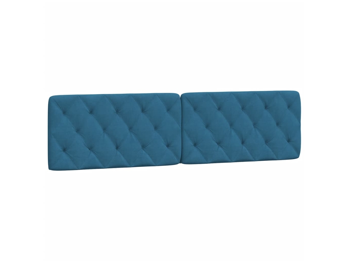 Headboard Cushion, Headboard Cushions Vidaxl Azul Veludo (200 Cm)