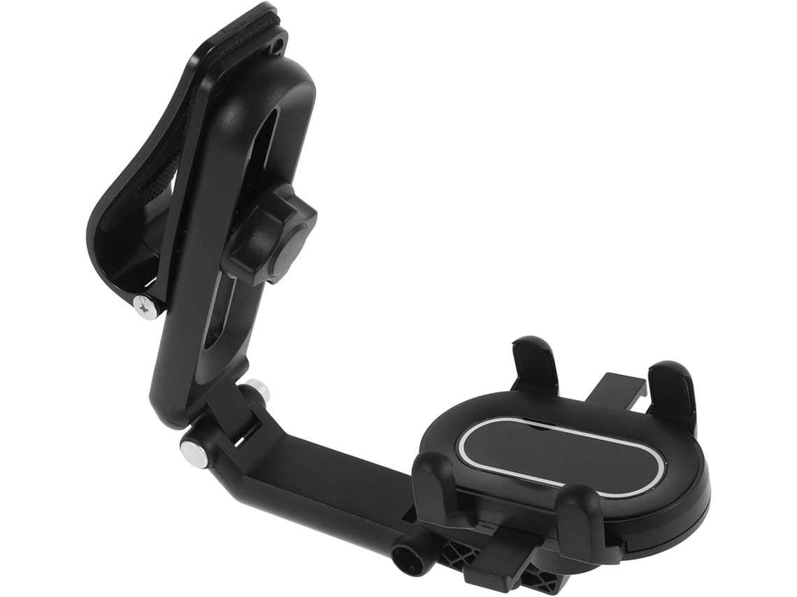 Suporte giratório e retrátil para celular, compatível com painel de instrumentos.