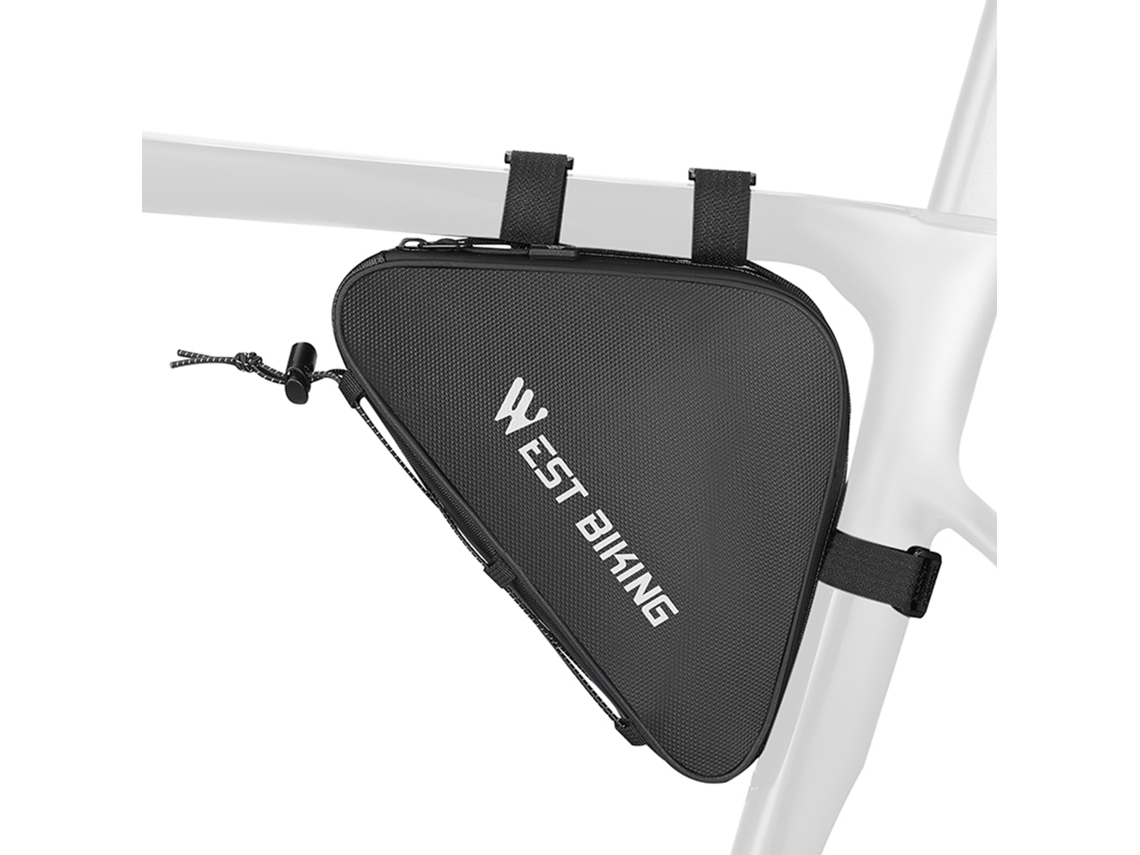 Bolsa Triangular Para Bicicleta Acessório De Mountain Bike Impermeável Anti-risco Com Logotipo Reflexivo