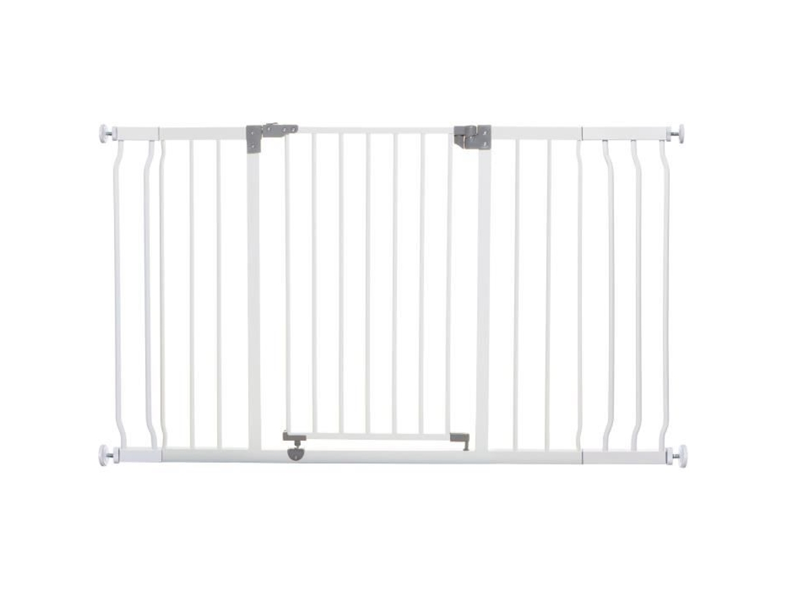 Barreira De Segurança Dreambaby Liberty 1 Barreira 2 Extensões 126 132,5 Cm Branco