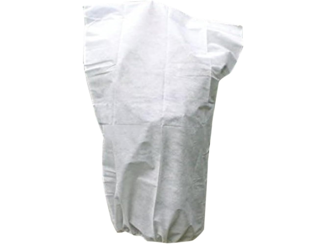 Capa Protetora para Plantas Inoomp em Tecido Não Tecido Branco, 60 X 110 Cm, com Altura Ajustável e Proteção Contra CHABERLU