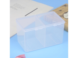 Caixa Organizadora Transparente Com Compartimentos Para Remover Esmalte Em Gel Aquaforge