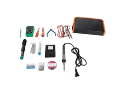 Conjunto de Ferramentas de Solda Profissional 90w com Multímetro Digital ajustável 100 480℃ e bomba de desoldar | S/MARCA