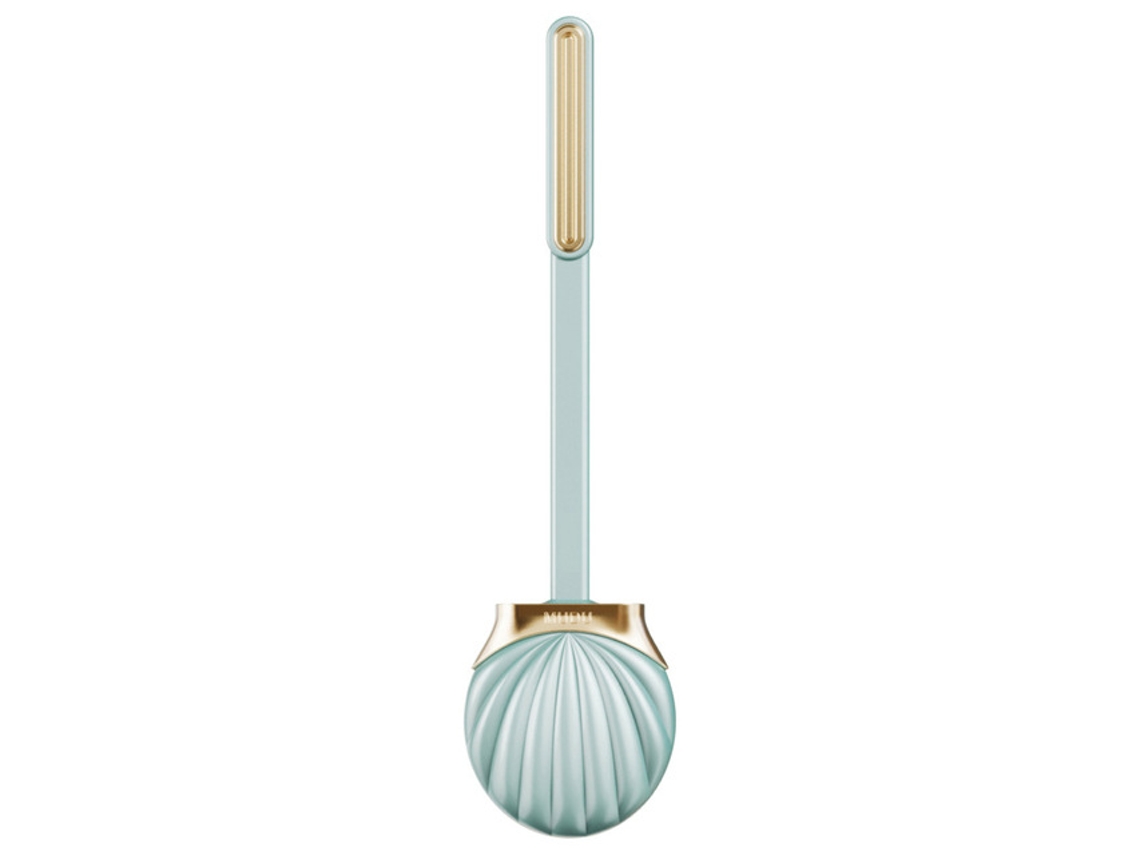 Vaso Sanitário Plano de Silicone com Alça Longa Escova com Suporte em Forma de Concha Acessórios de Banheiro Sem Perfuração