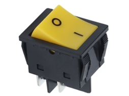 Interruptor De Energia Rápido 4 Pinos Compacto Durável Botão Para Instrumentos 125/250vac