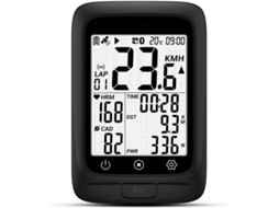 Ciclocomputador Gps Sem Fio, Ant+, Bluetooth, Multifuncional (preto)