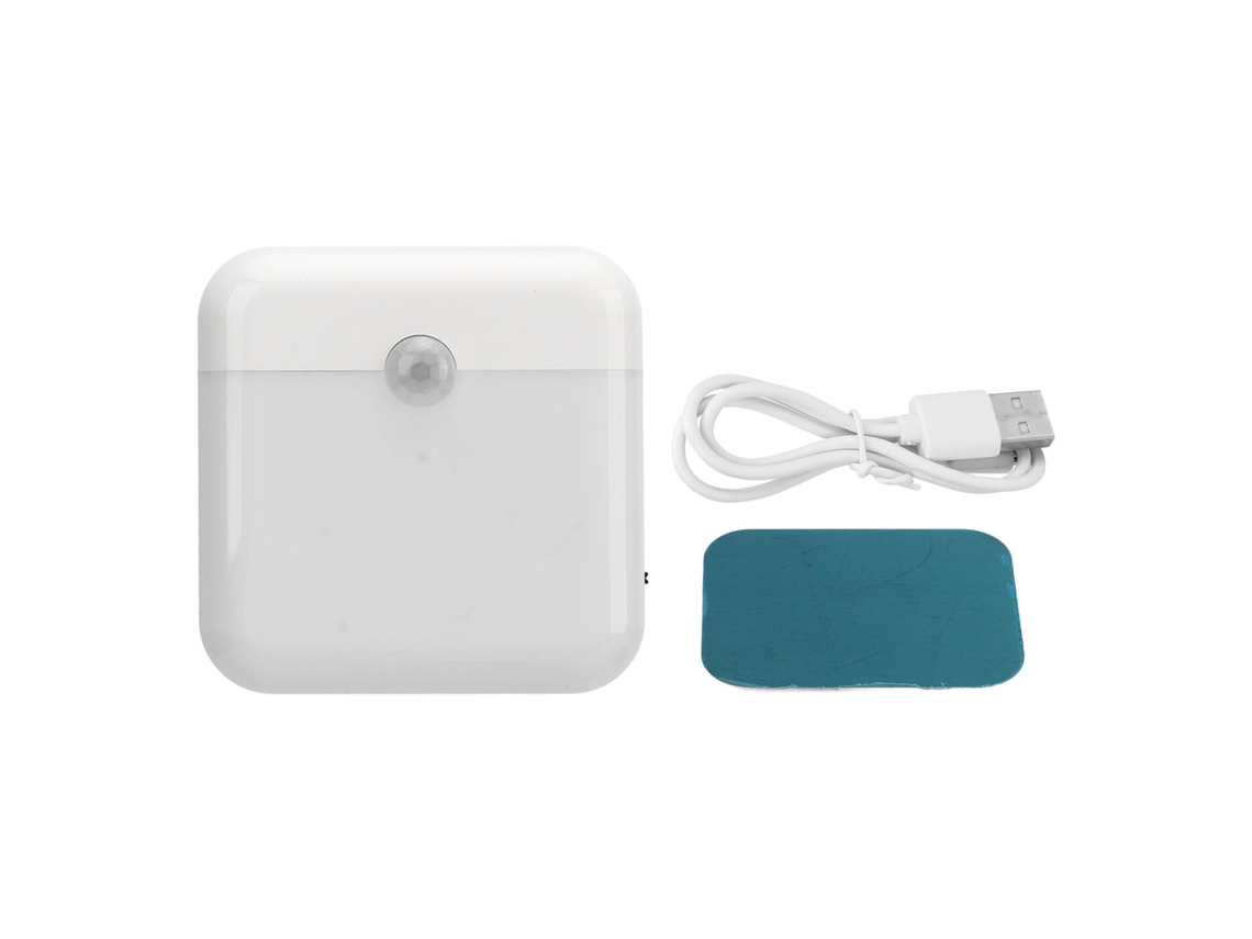 Luz Noturna Com Sensor De Movimento Regulável Em Duas Cores Para Quarto, Guarda Roupa, Escada Aquaforge