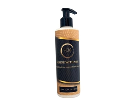 Definindo Gel Define With Silk Gel de Fixação Forte 250ml H28 And Co