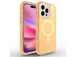 Capa Compatível Com Iphone 16 Pro Max, Compatível Com Magsafe, Tpu À Prova De Choque Capa Traseira Para Pc