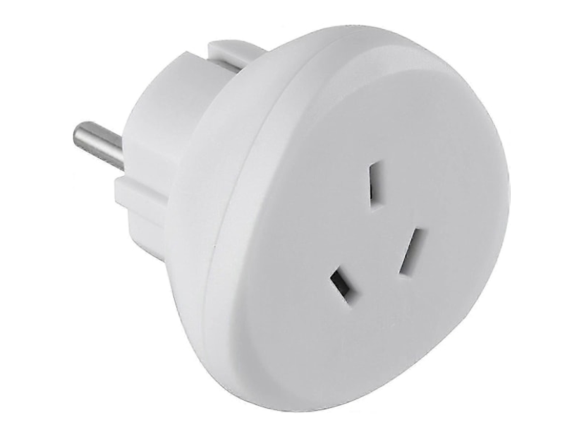 Adaptador De Viagem 70060 Austrália/china Para França/europa, Branco