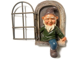 Estátua De Elfo Gnomo De Resina Para Jardín Decoración Exterior Interior Regalo Para Jardineros