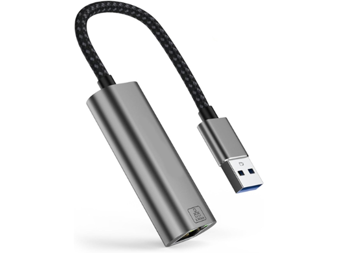 Externo Usb Para Rj45 2.5gbps, Conversor 3.0 Com Cabo De 15 Cm,