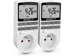 Interruptor De Tempo Programável Com Grande Display Lcd, Temporizador Digital De Qualidade Confiável Para Economia De Energia E Automação Residencial