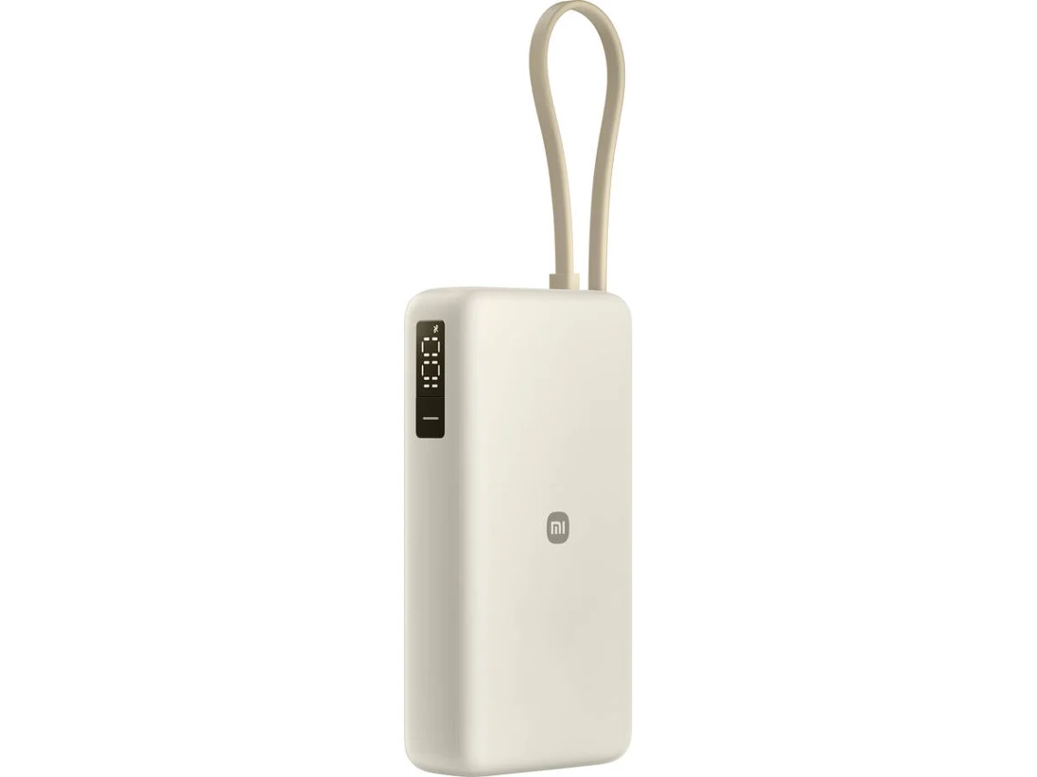 Powerbank XIAOMI com Cabo Integrado 67W (20000mAh - USB-C - Bronze)