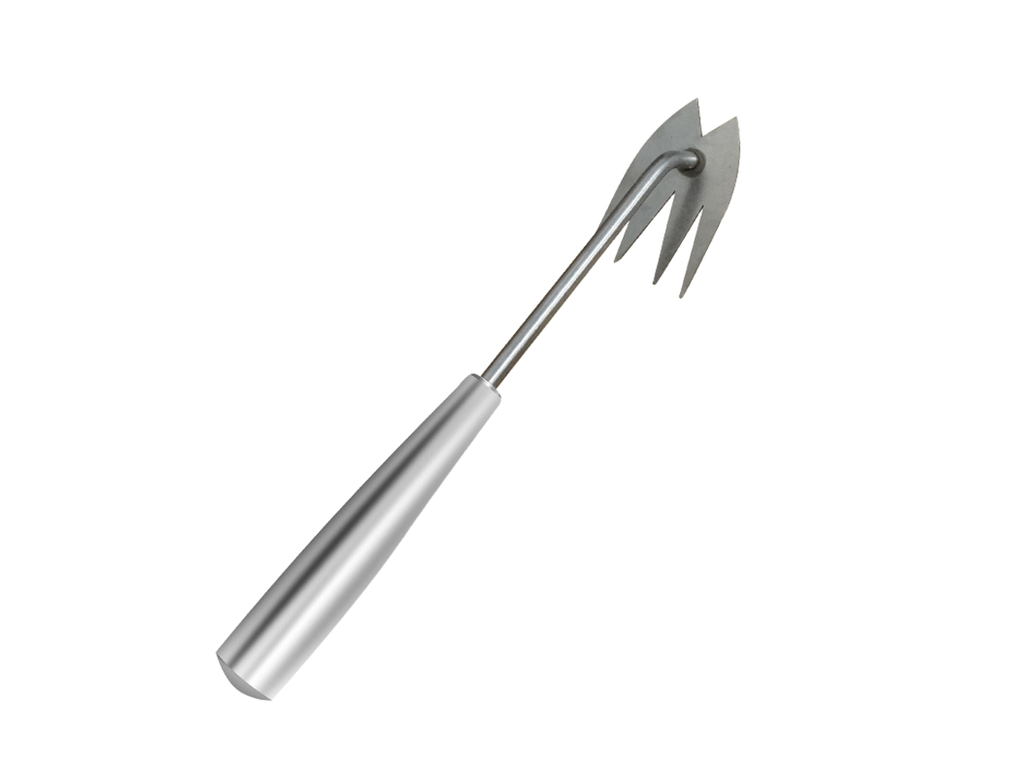 Gancho de 30 cm para plantas verdes, gancho de quatro dentes, ferramentas para jardinagem em varandas.